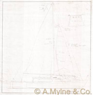 Design 587 — Sail Plan