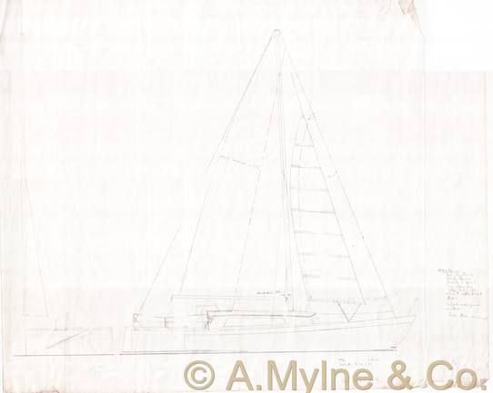 Design 587 — Sail Plan