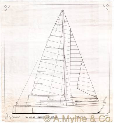 Design 587 — Sail Plan