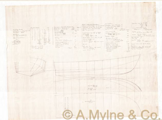Design 588 — Lines Plan