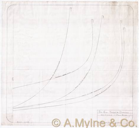 Design 595 — Lines Plan