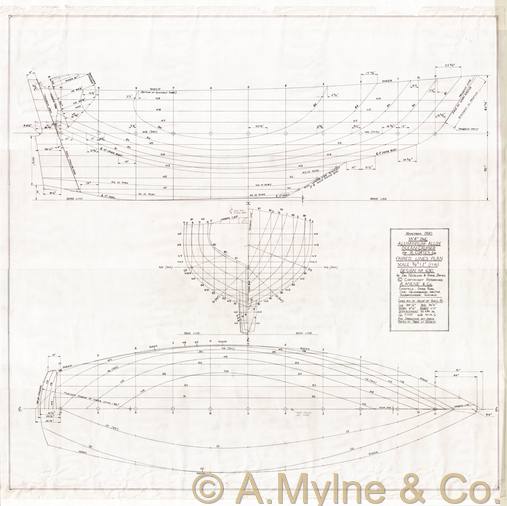 Design 630 — Lines Plan