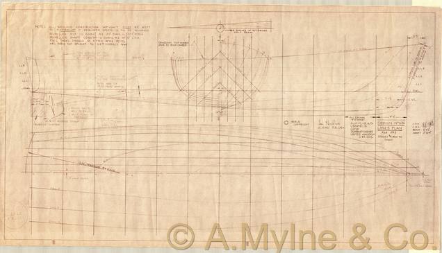 Design 636 — Lines Plan