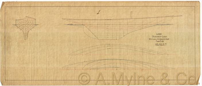 Design 85 — Lines Plan
