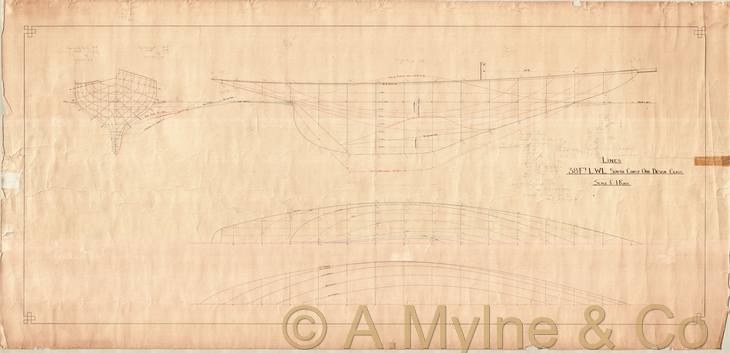 Design 85 — Lines Plan