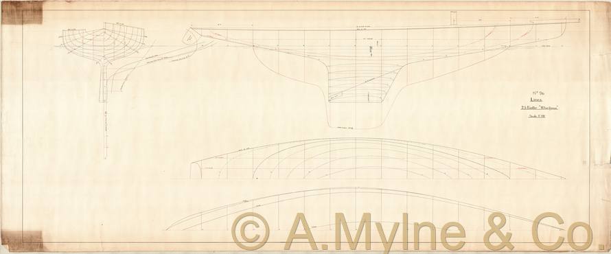 Design 96 — Lines Plan