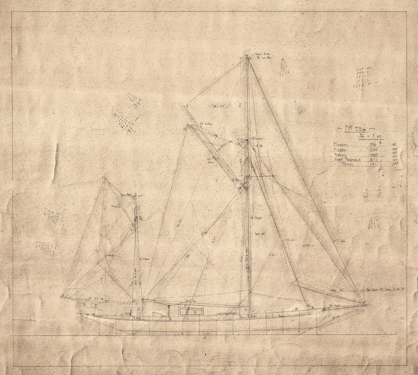 236 Pilgrim Sail Plan