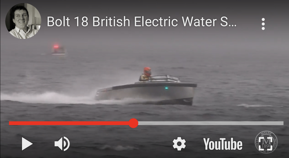 Setting the British Water Speed Record, Coniston Water, England