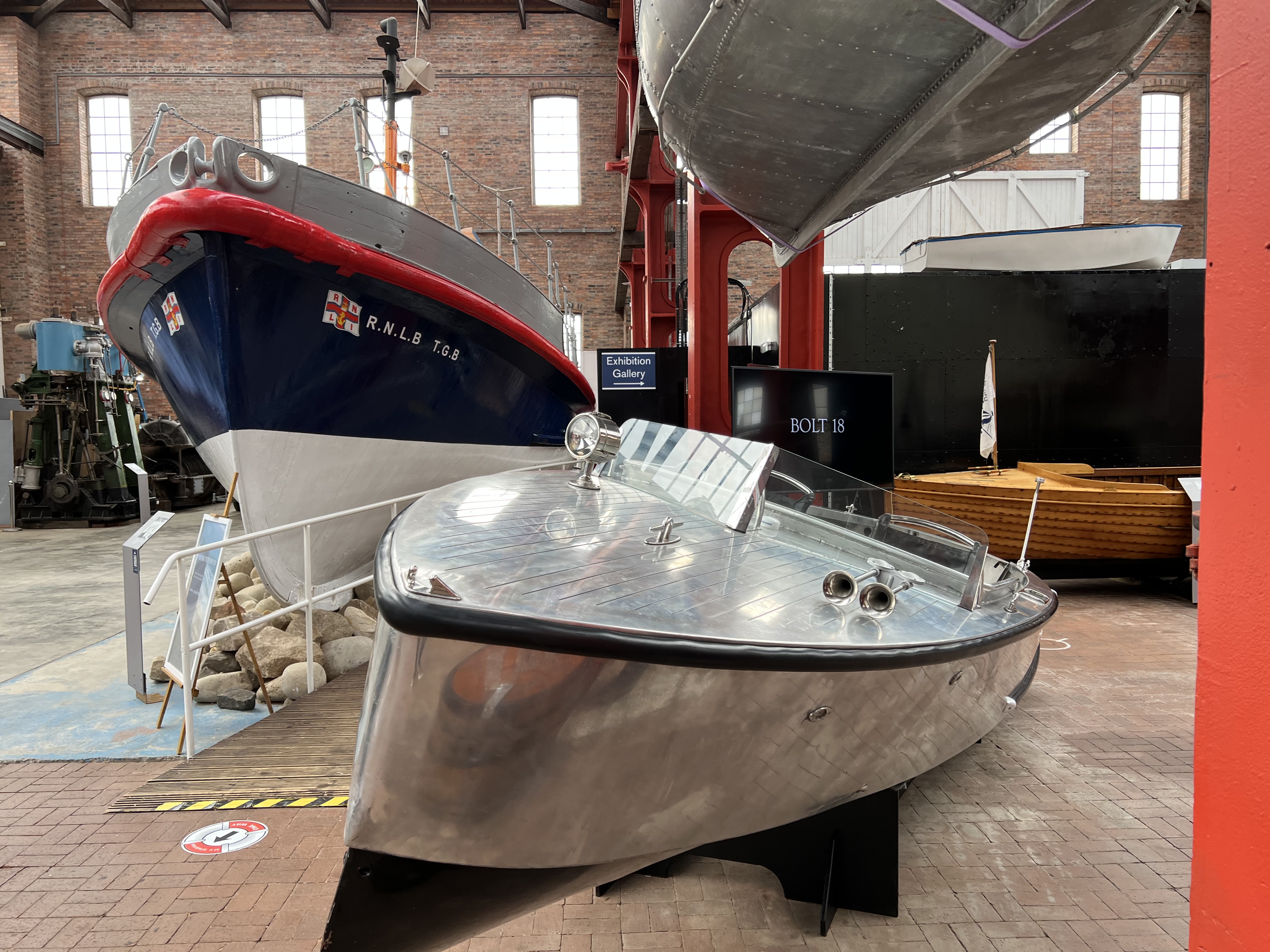 Bolt now on display at the Scottish Maritime Museum in Irvine
