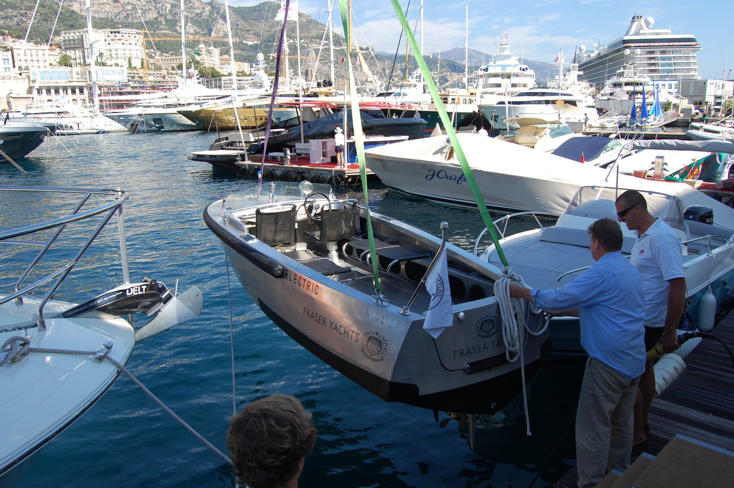 Launching in Monaco Harbour